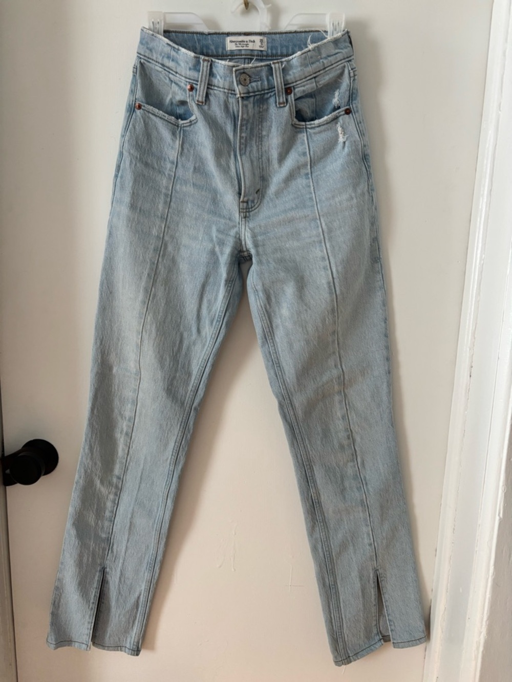 Abercrombie & Fitch Jeans with Front Seam and Ankle Slits